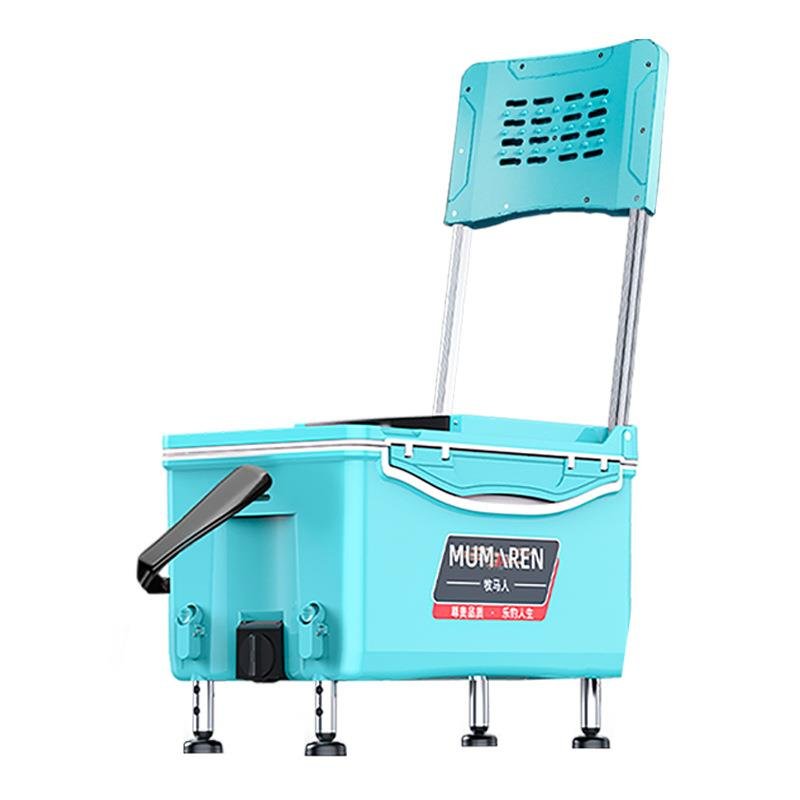 A new 2024 multi-purpose, light gear tank for horseback fishing can be used as a fishing box